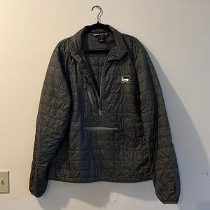 Banded Brand Puffer Quarter Zip